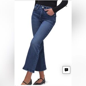 Good American Women's Good Legs Crop Mini Boot Jeans